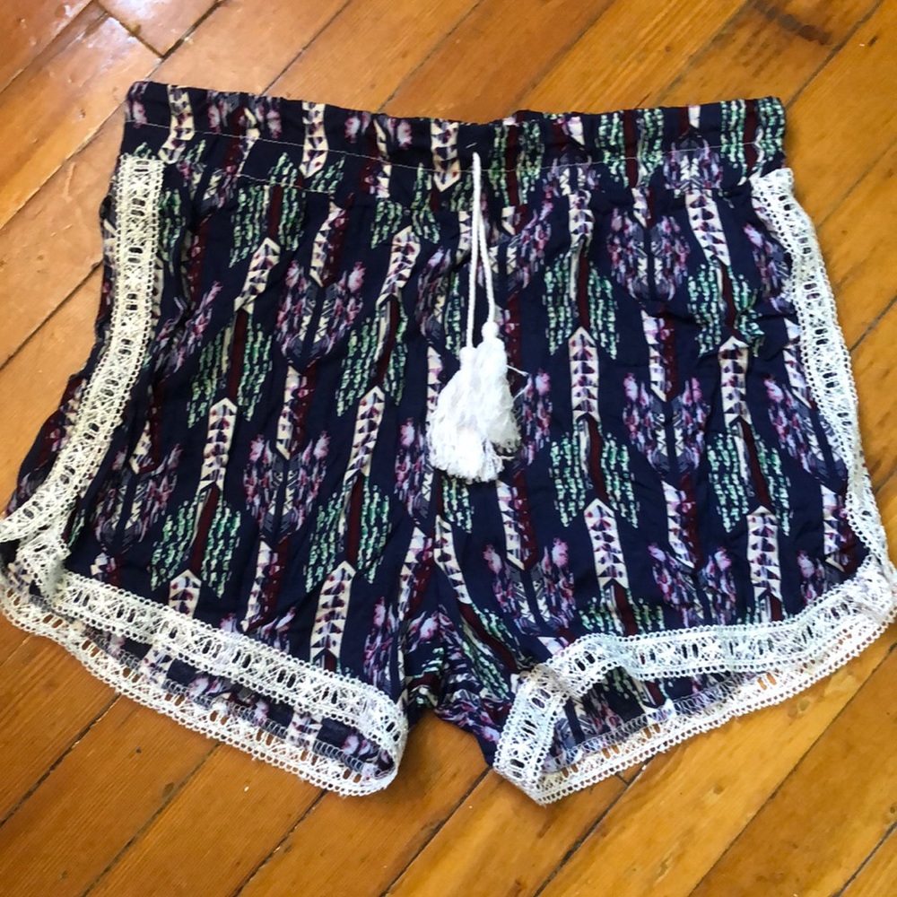 Maze Collection 100% rayon shorts